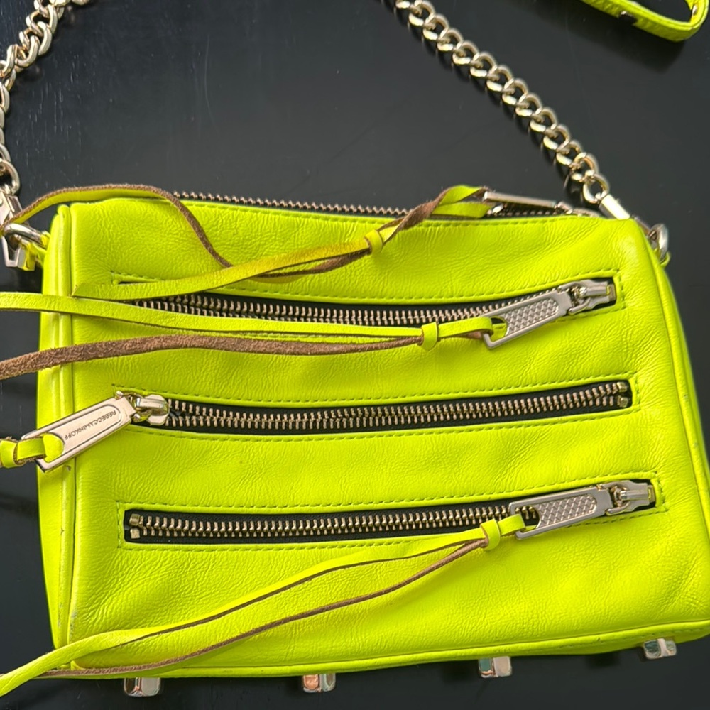 Rebecca Minkoff Neon Yellow Crossbody Bag